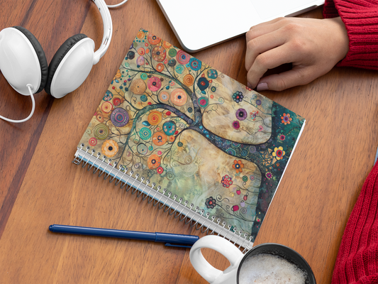 Quirky - Spiral Notepad A5 Unruled Notebook 120 Pages
