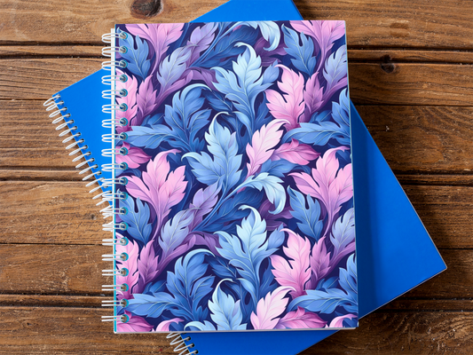 Leaf - Spiral Notepad A5 Unruled Notebook 120 Pages